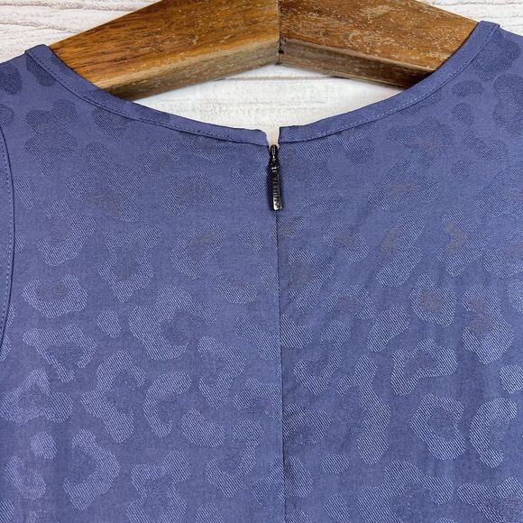 Athleta Brooklyn Textured Jumpsuit Medieval Violet Size 4 #981034 NWT - Picture 8 of 13